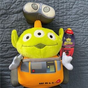 NWT - Disney WALL-E Alien Remix Plush - Green and Orange